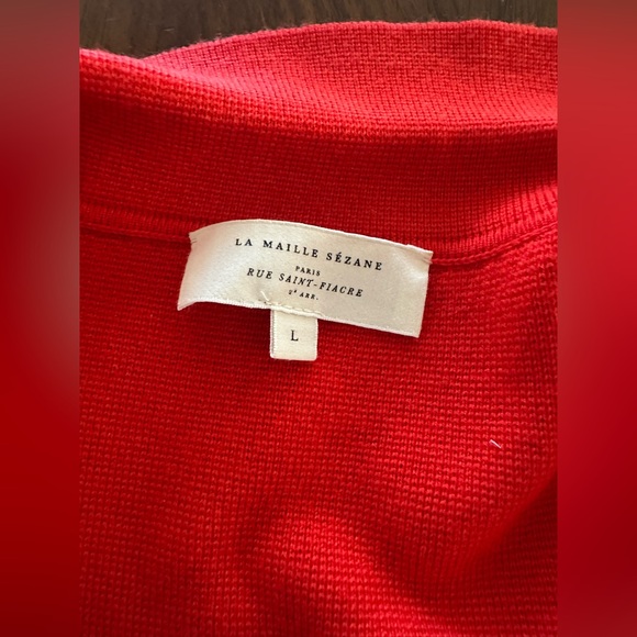 Sezane Betty Merino Cardigan - Picture 4 of 6